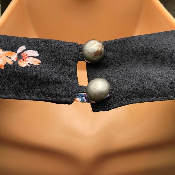 Altar'd State O'Keefe Dress A-Line Floral Cow Skull Southwest NWT Women's Size S - Picture 6 of 7